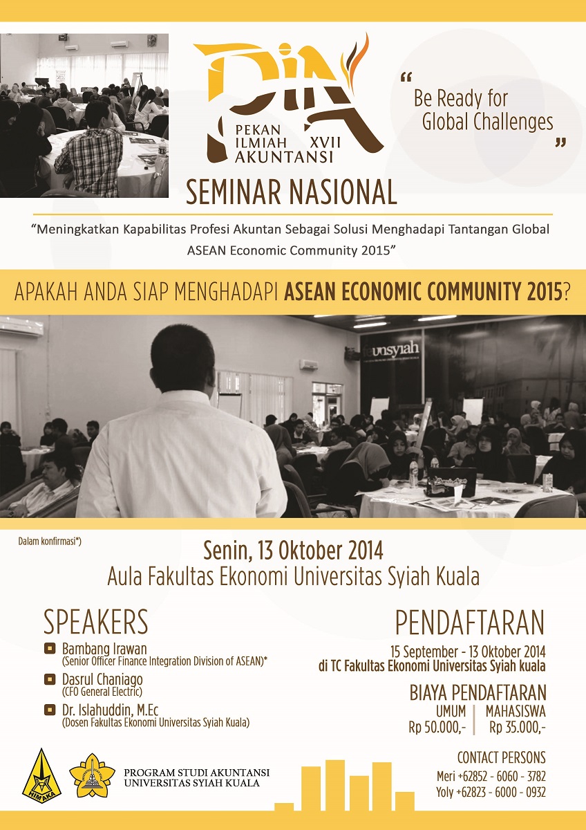 Siapkah Aceh Menghadapi Tantangan Global ASEAN Economic Community 2015?