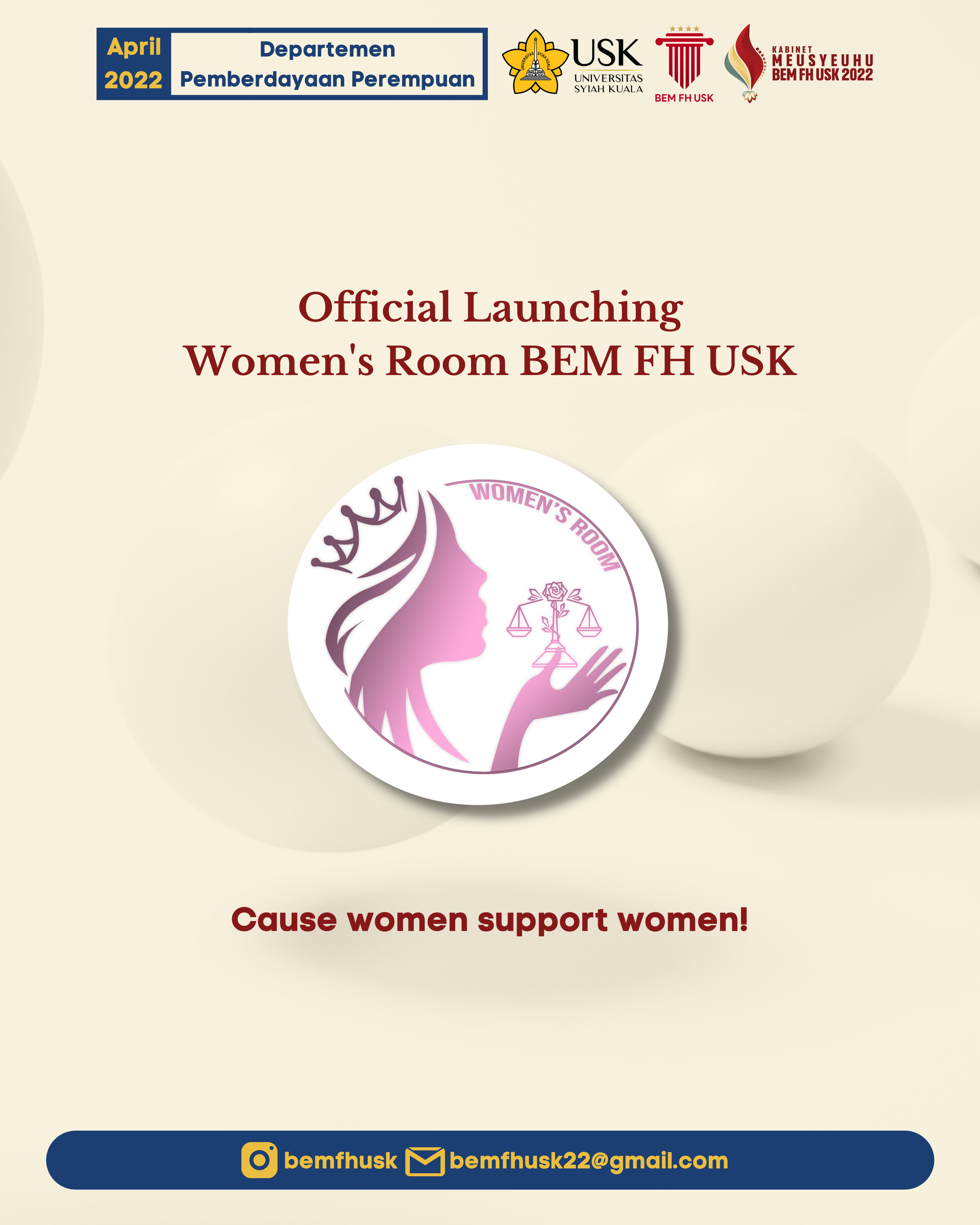 Official Launching Women’s Room BEM FH USK