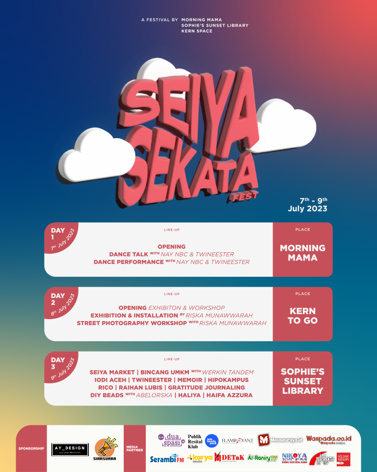 Seiya Sekata Fest: Ajang Kolaborasi Komunitas Kreatif Kaum Muda Aceh