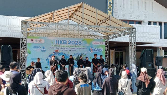 Peringati Hari Kesiapsiagaan Bencana, FASTANA TDMRC USK Berpartisipasi dengan BNPB: Gelar Aksi Serentak Simulasi Evakuasi Mandiri