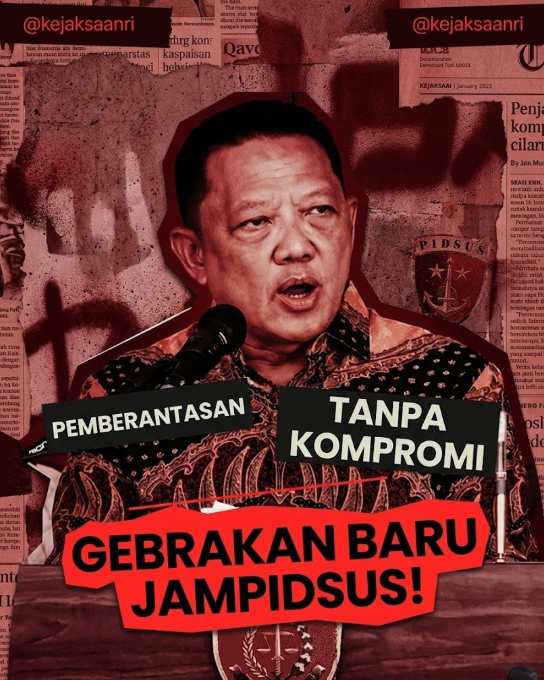 Polemik pengamanan militer dan transparansi hukum dalam kasus Jampidsus Febrie.