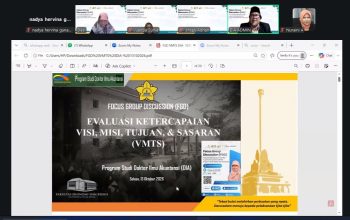 Hadirkan Guru Besar UI, Program Studi Doktor Ilmu Akuntansi USK Gelar FGD Evaluasi VMTS